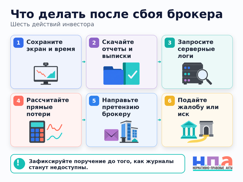 Как взыскать убытки, если брокер не исполнил поручение