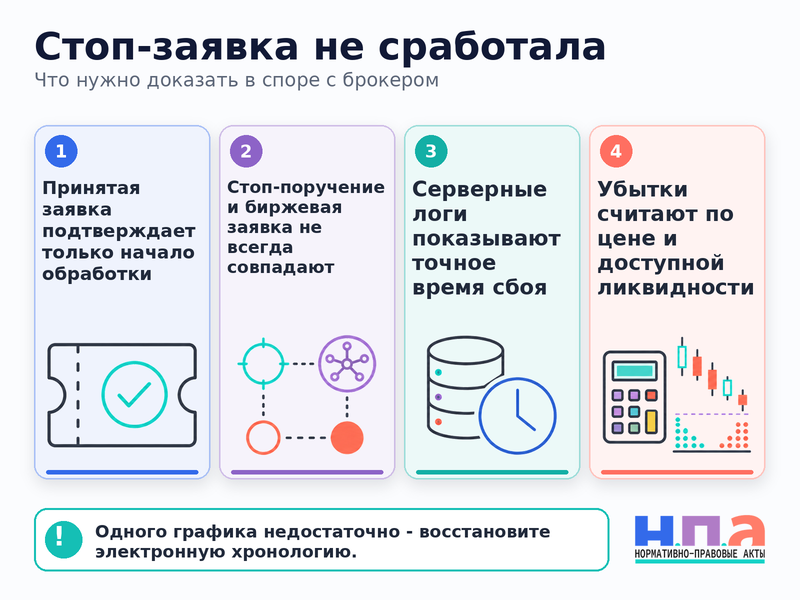 Как взыскать убытки, если брокер не исполнил поручение