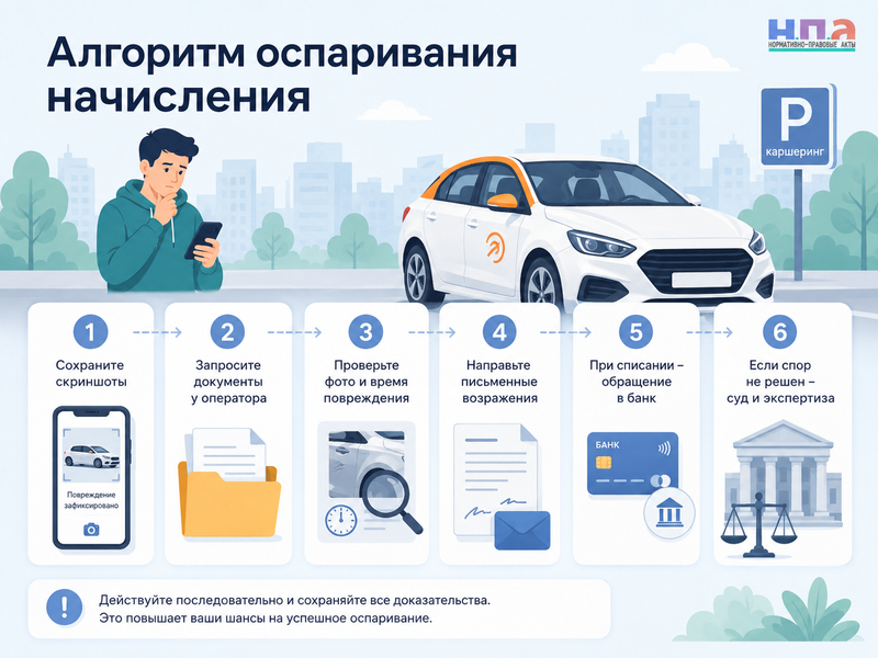 Каршеринг требует оплатить повреждение автомобиля или штраф как оспорить начисление