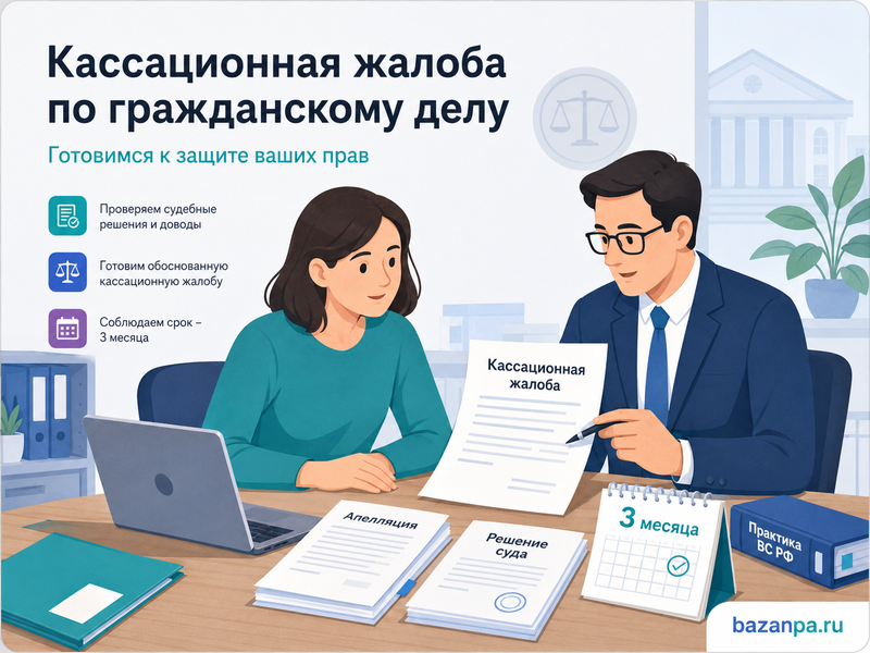 Кассационная жалоба по гражданскому делу срок, госпошлина и порядок подачи