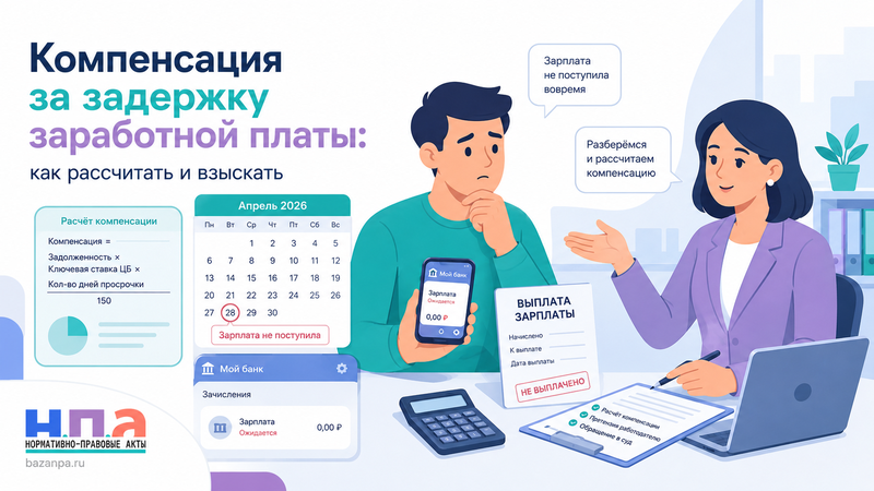Компенсация за задержку заработной платы как рассчитать и взыскать