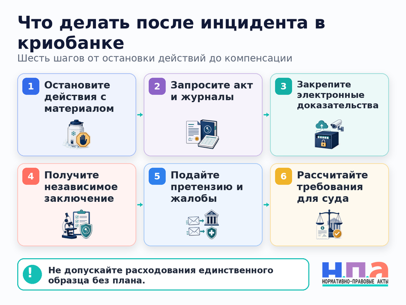 Криобанк или репродуктивная клиника потеряли, разморозили либо перепутали эмбрионы, яйцеклетки или сперму