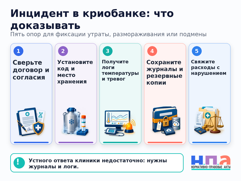 Криобанк или репродуктивная клиника потеряли, разморозили либо перепутали эмбрионы, яйцеклетки или сперму