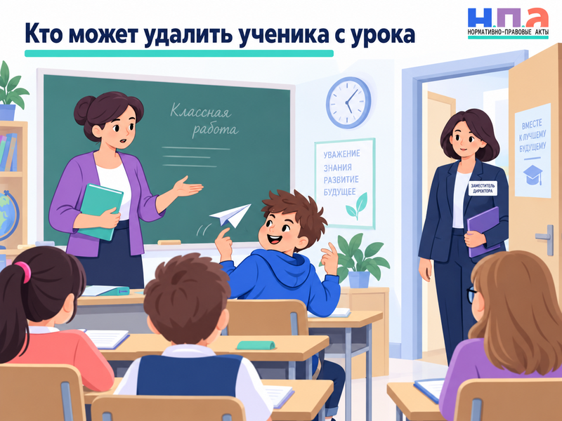 Кто может удалить ученика с урока