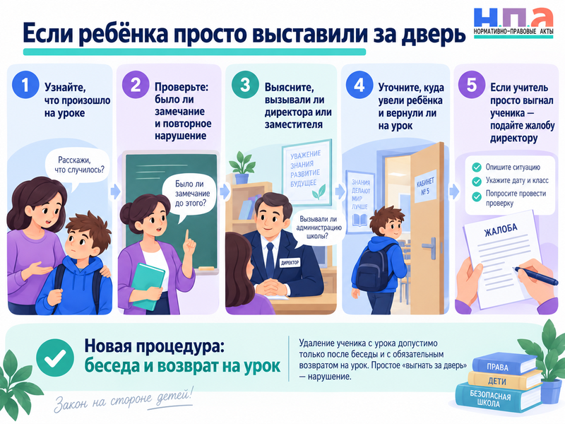 Кто может удалить ученика с урока