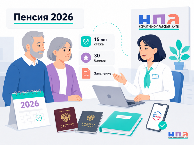 Кто выходит на пенсию в 2026 году возраст, стаж, пенсионные баллы и документы