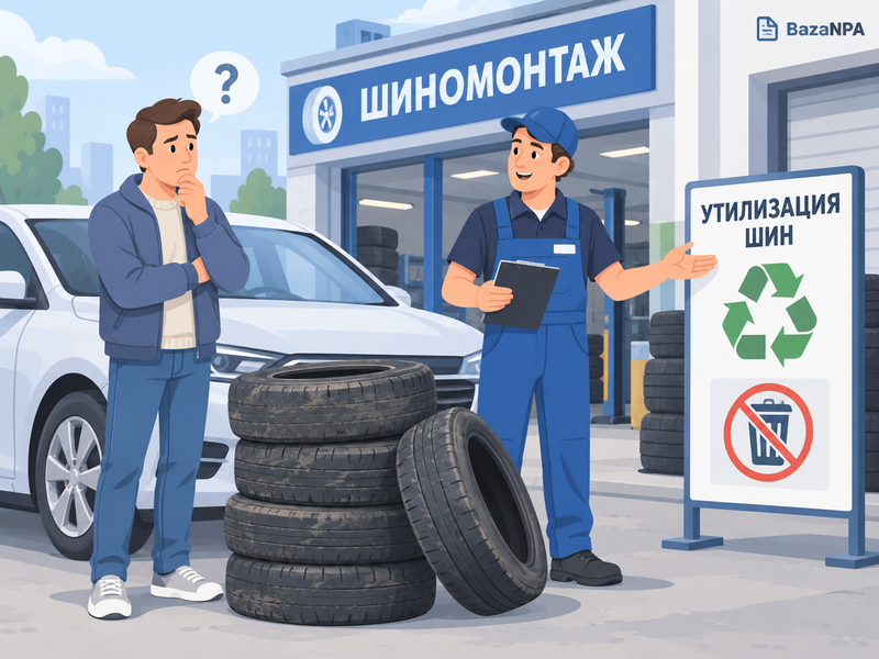Куда сдать старые шины после переобувки и можно ли бесплатно