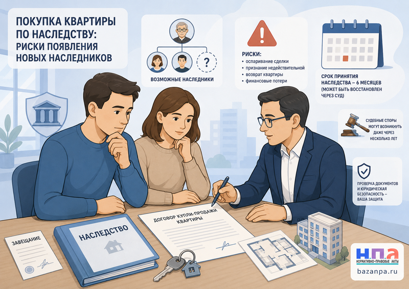 Квартира после наследства какие риски проверить перед покупкой и как защититься от новых наследников