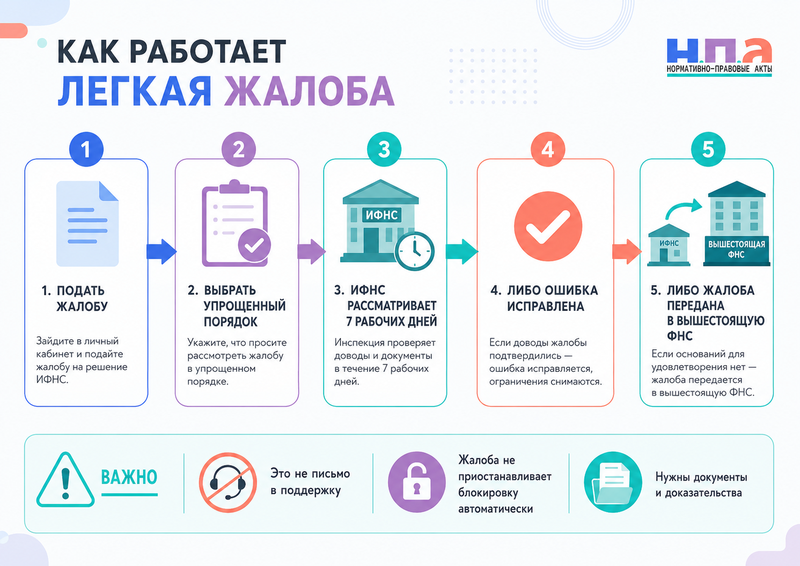 «Легкая жалоба» в ФНС: какие решения можно обжаловать за семь рабочих дней и как подать документ