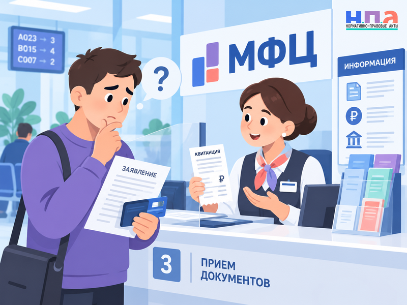 МФЦ требует деньги за подачу заявления - когда это законно
