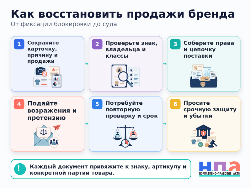 Маркетплейс заблокировал карточку бренда по жалобе на контрафакт как восстановить продажи