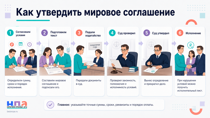 Мировое соглашение в суде когда выгодно и как утвердить