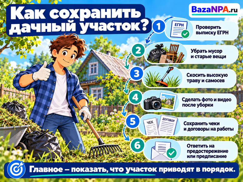 Могут ли изъять заброшенный дачный участок и как сохранить землю