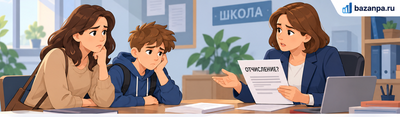 Могут ли отчислить ребёнка из школы за плохое поведение или прогулы