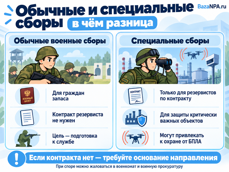 Могут ли отправить на охрану объектов от БПЛА без контракта резервиста