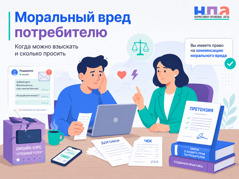 Моральный вред потребителю: когда можно взыскать и сколько просить в иске