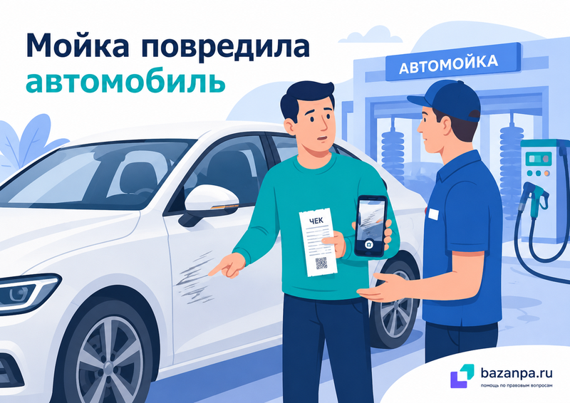Мойка повредила автомобиль как доказать ущерб, провести экспертизу и взыскать стоимость ремонта