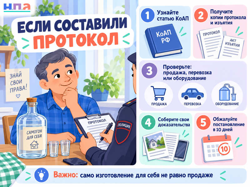 Можно ли гнать самогон дома для себя и когда грозит штраф