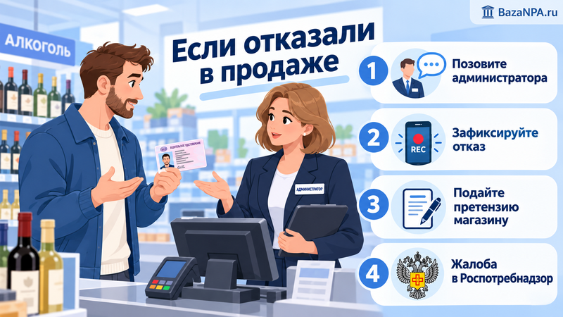 Можно ли купить алкоголь по водительским правам - что делать при отказе