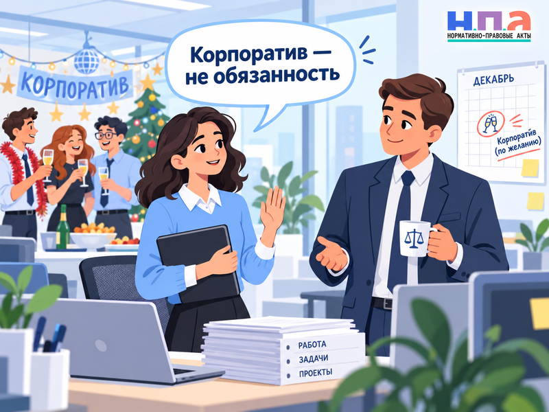 Можно ли отказаться от корпоратива и могут ли лишить премии