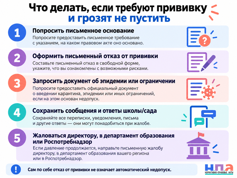 Можно ли отказаться от прививки от гриппа ребенку в 2026 году