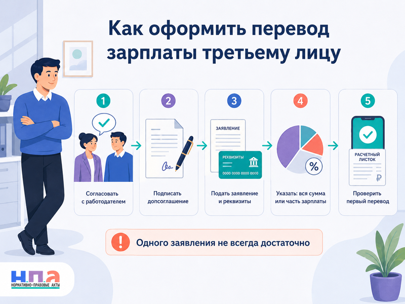 Можно ли получать зарплату на карту супруга, родственника или другого человека