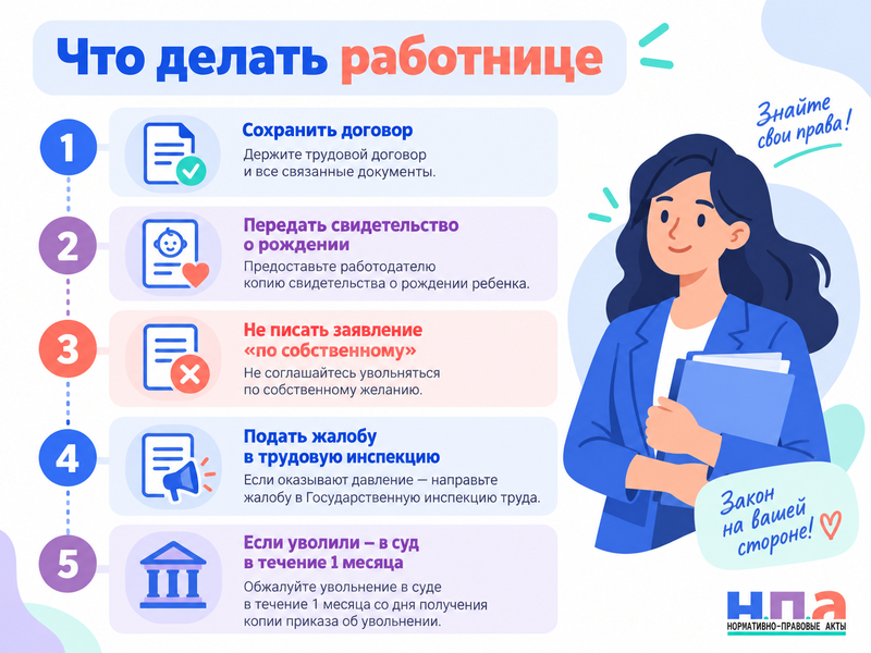 Можно ли установить испытательный срок женщине с ребенком до трех лет