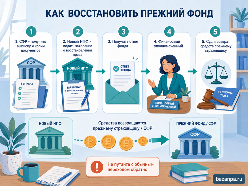 НПФ перевел пенсионные накопления без согласия как вернуть деньги и восстановить прежний фонд