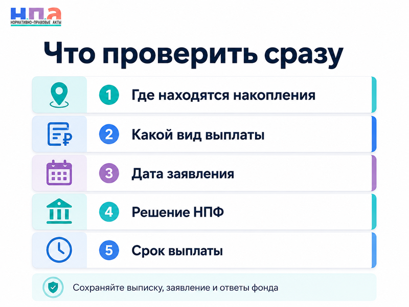 НПФ задерживает выплату пенсионных накоплений заявление, жалоба и обращение в суд в 2026 году