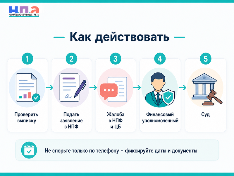 НПФ задерживает выплату пенсионных накоплений заявление, жалоба и обращение в суд в 2026 году
