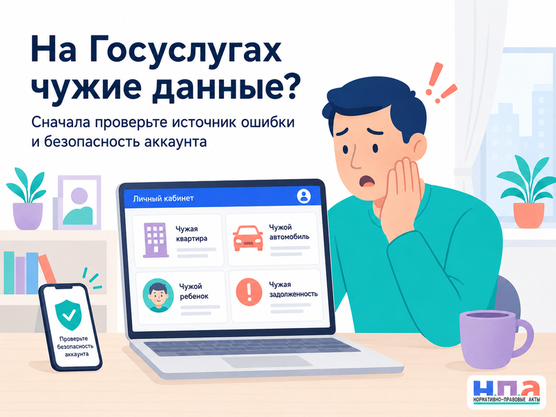 На Госуслугах отображаются чужая квартира, автомобиль, ребенок или задолженность как исправить ошибочные сведения