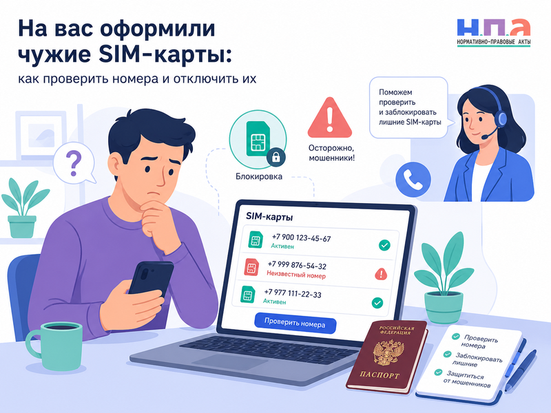 На вас оформили чужие SIM-карты как проверить номера и отключить их