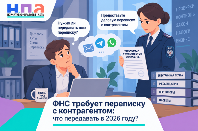 Налоговая требует переписку с контрагентом обязаны ли ее передавать