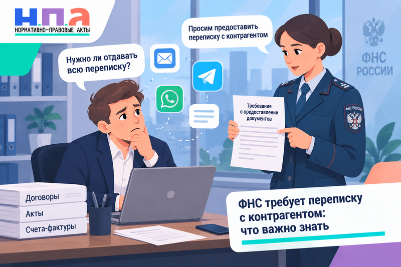 Налоговая требует переписку с контрагентом обязаны ли ее передавать