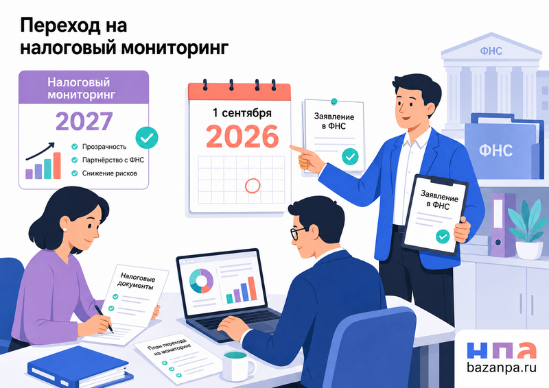 Налоговый мониторинг с 2027 года критерии, документы и причины отказа ФНС