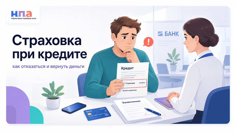 Навязали страховку при кредите: как отказаться и вернуть деньги