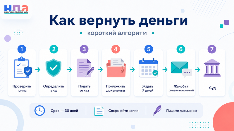 Навязали страховку при кредите: как отказаться и вернуть деньги