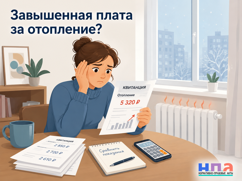 Неправильно начислили плату за отопление как проверить расчет и потребовать перерасчет