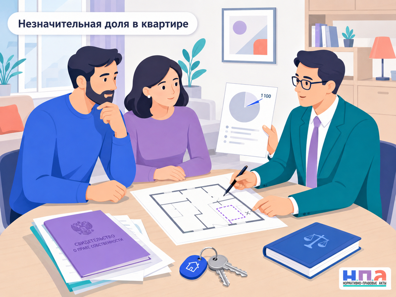 Незначительная доля в квартире когда суд может обязать собственника продать ее другим владельцам
