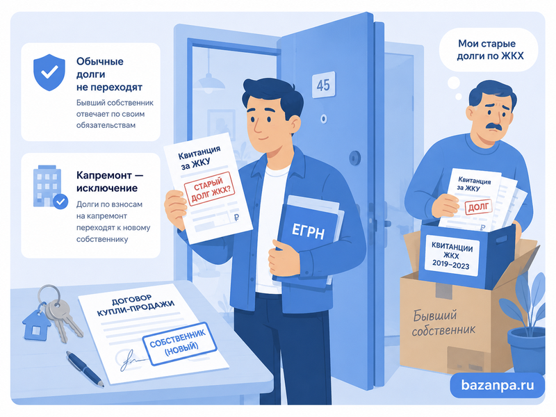 Новому собственнику начисляют старые долги за ЖКХ какие платежи переходят вместе с квартирой