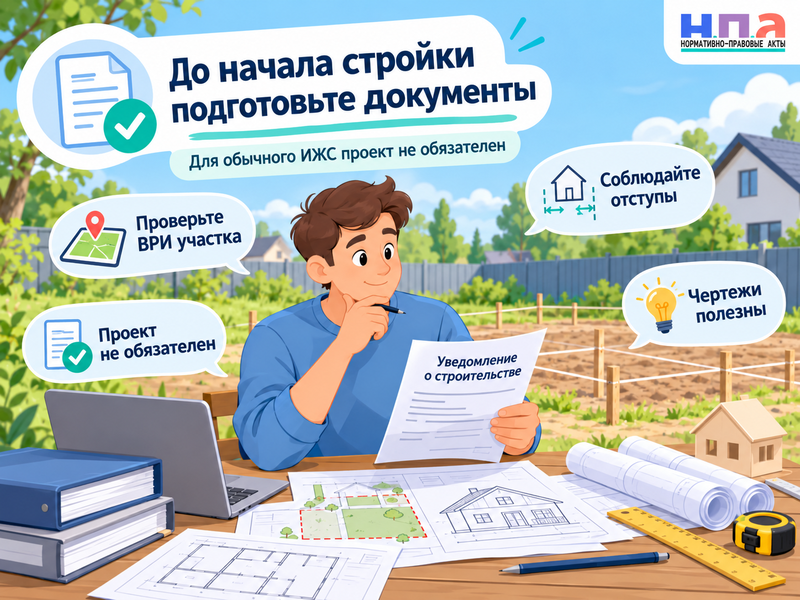 Нужен ли проект для строительства частного дома по закону