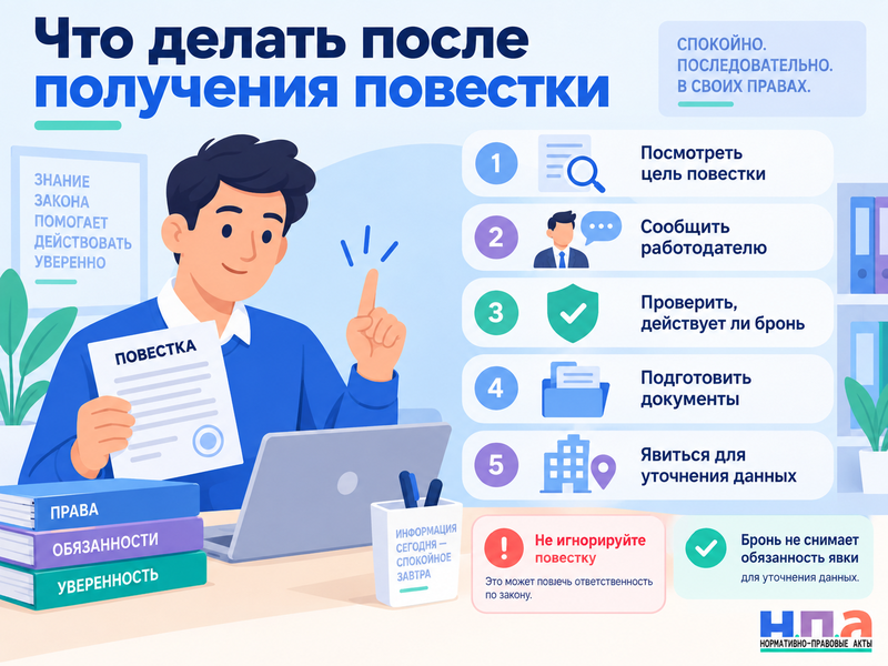 Нужно ли идти в военкомат, если есть бронь от мобилизации