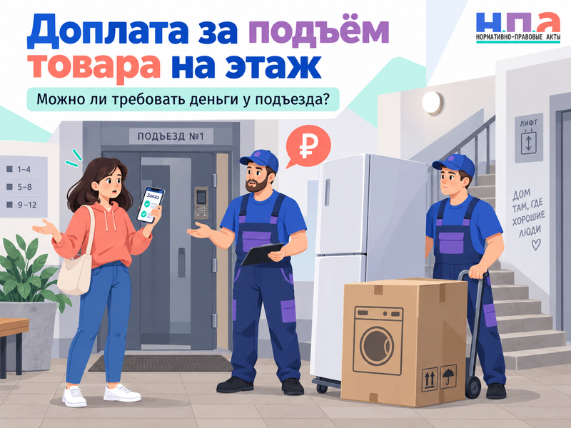 Нужно ли отдельно платить за подъём товара на этаж при доставке