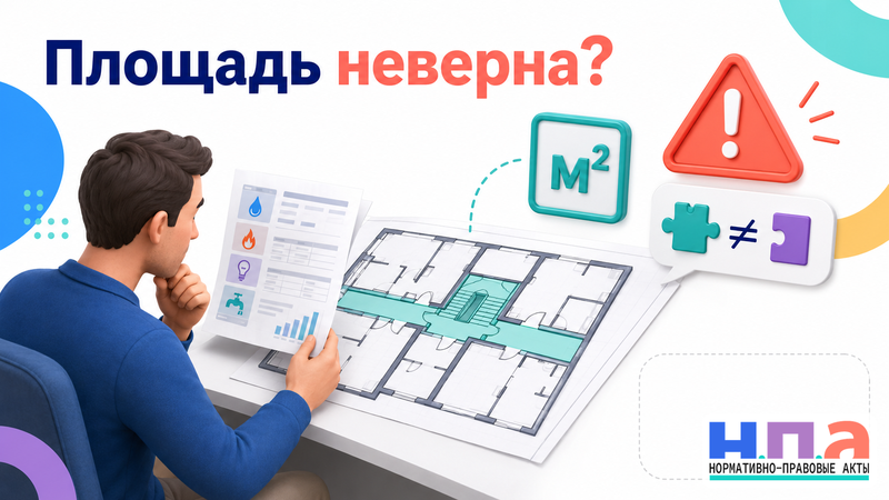 ОДН рассчитали по неверной площади общего имущества многоквартирного дома