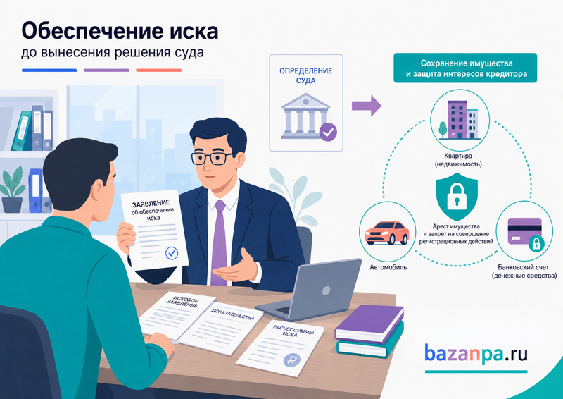 Обеспечение иска как наложить арест на имущество ответчика до решения суда