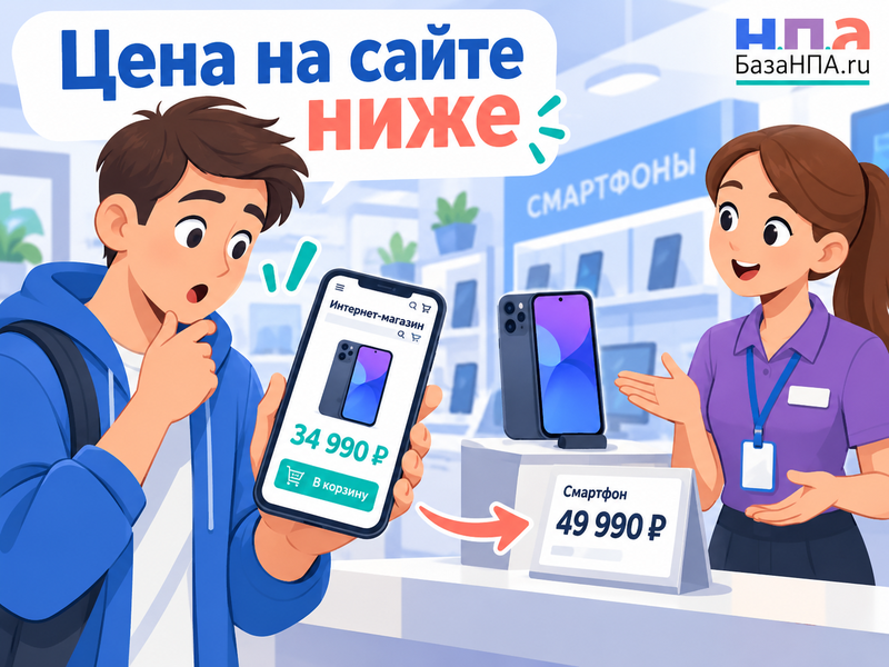 Обязан ли магазин продать товар по цене с сайта
