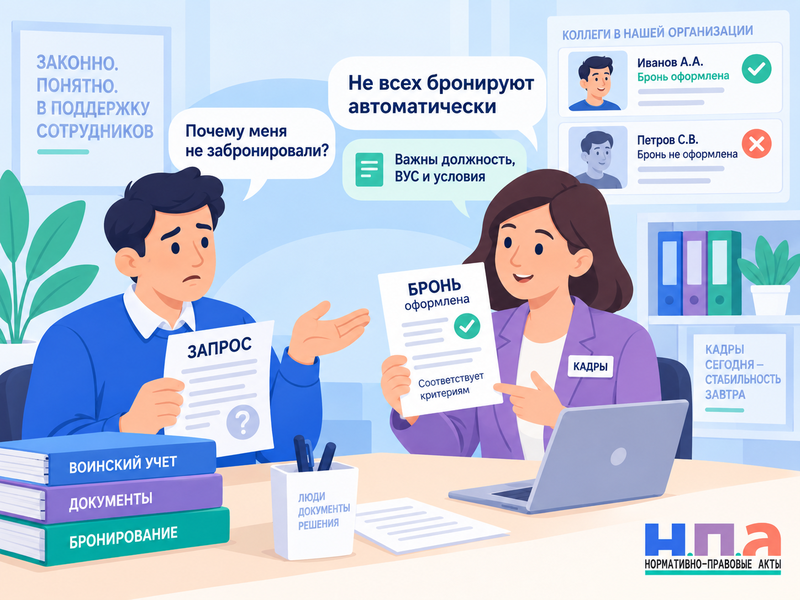 Обязан ли работодатель забронировать всех военнообязанных работников