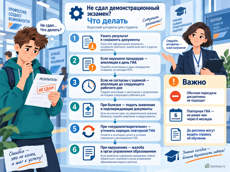 Обязателен ли демонстрационный экзамен в колледже с 1 сентября 2026 года