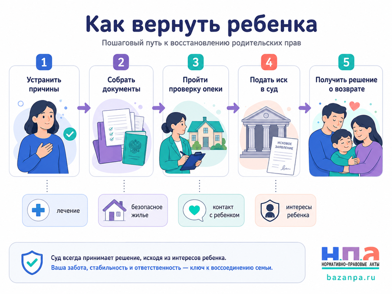 Ограничение родительских прав основания, срок, алименты и возвращение ребенка в семью