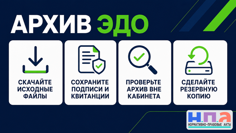 Оператор ЭДО не дает выгрузить архив после расторжения договора